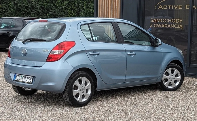 Hyundai i20 cena 16500 przebieg: 218280, rok produkcji 2012 z Stepnica małe 154
